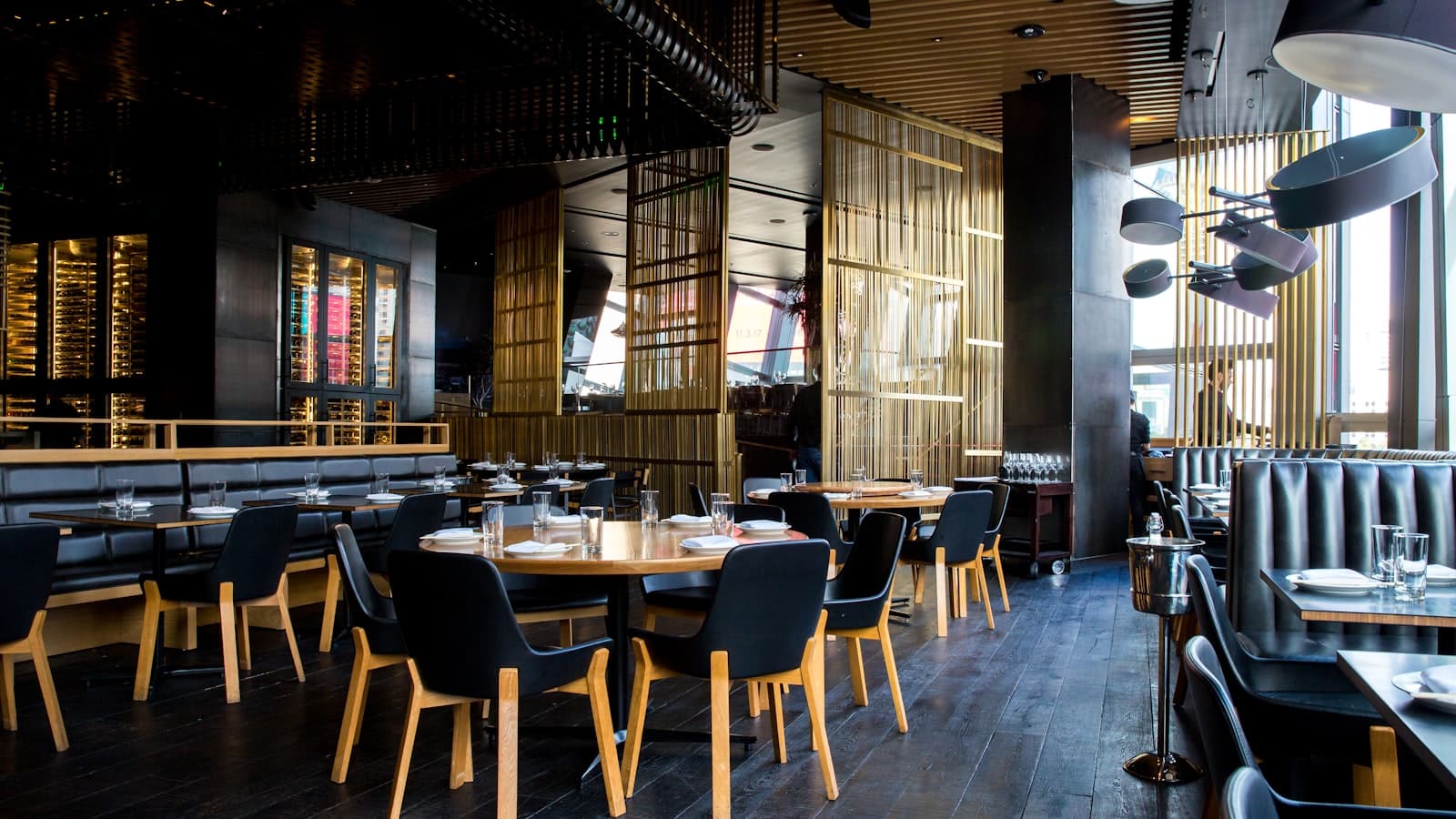 Busy, vibrant restaurant interior